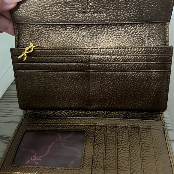 Roberta Di Camerino Wallet Croc Embossed Leather - Picture 3 of 4